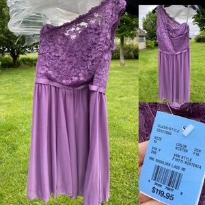 One Shoulder Bridesmaids Dress